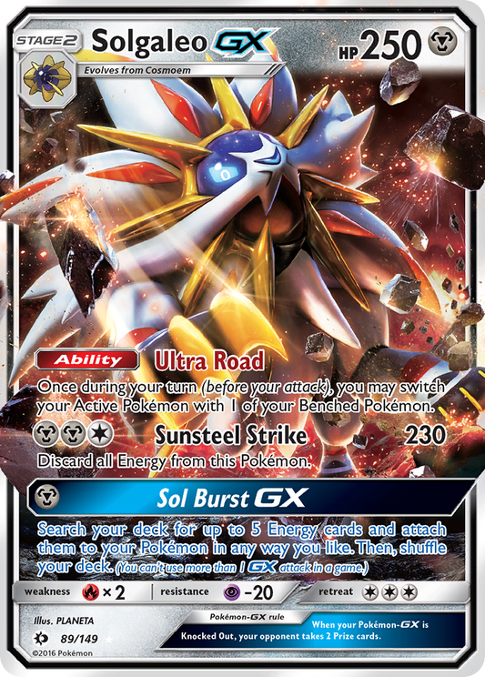 Solgaleo-GX - 089/149 - Sun & Moon