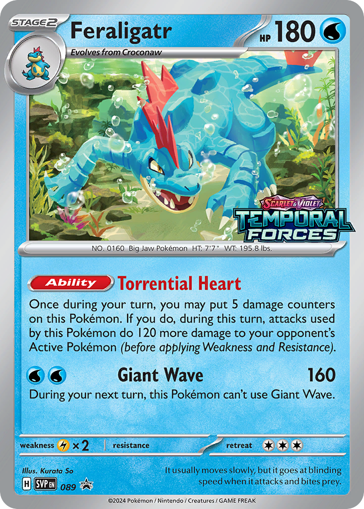 Feraligatr - 089/102 - Scarlet & Violet Black Star Promos