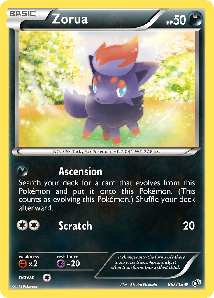 Zorua - 089/113 - Legendary Treasures