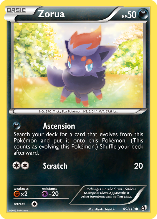 Zorua - 089/113 - Legendary Treasures