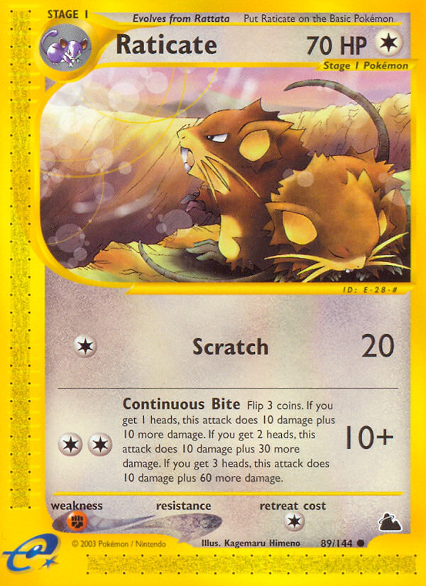 Raticate - 089/144 - Skyridge