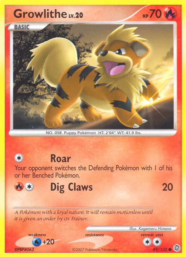 Growlithe - 089/132 - Secret Wonders