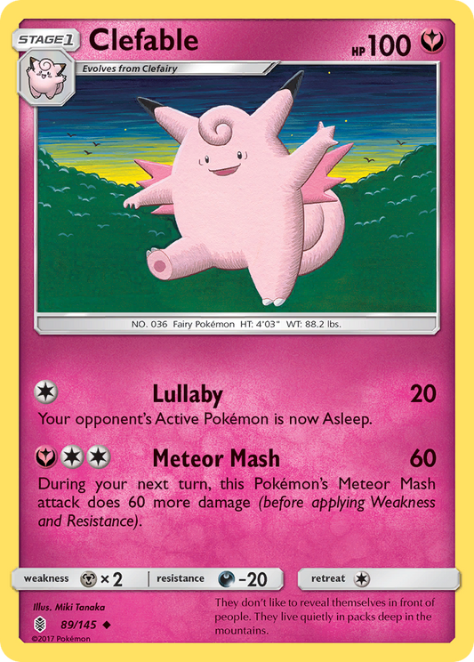 Clefable - 089/145 - Guardians Rising