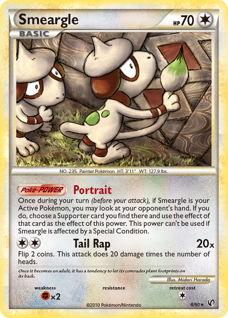 Smeargle - 08/90 - HS—Undaunted