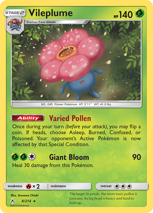 Vileplume - 008/214 - Unbroken Bonds