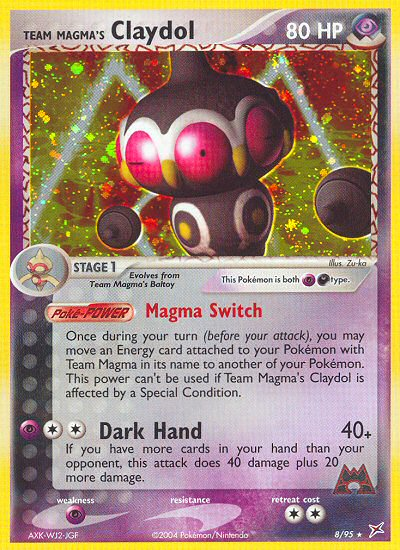 Team Magma's Claydol - 08/95 - Team Magma vs Team Aqua