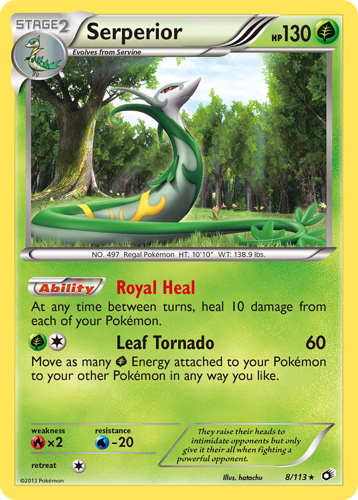 Serperior - 008/113 - Legendary Treasures