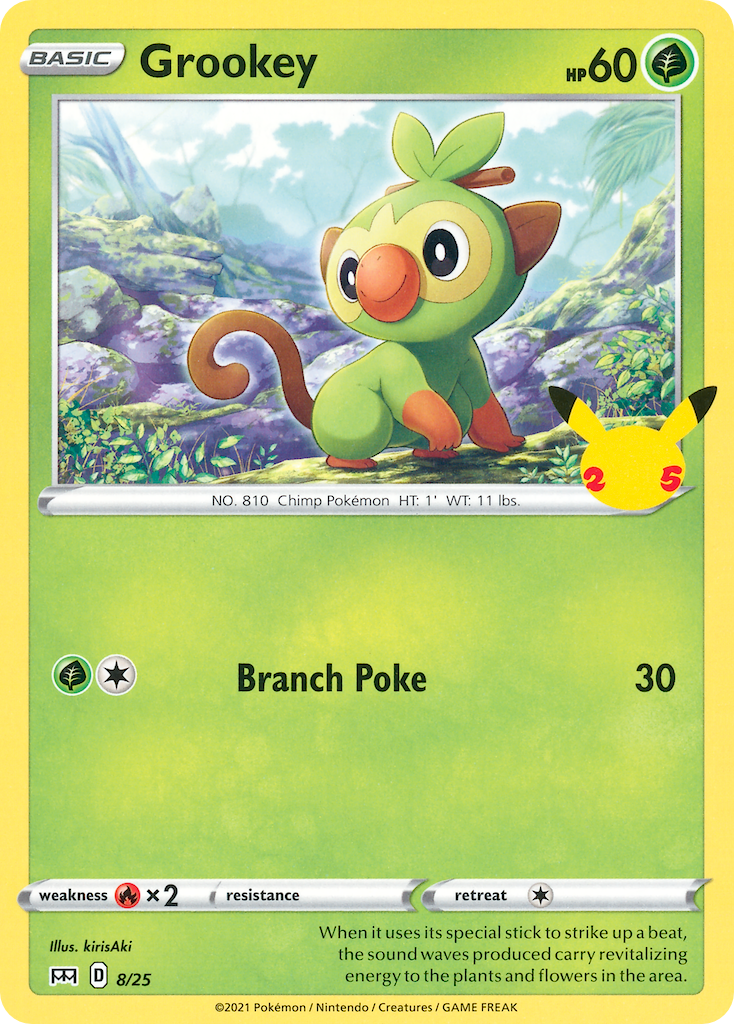 Grookey - 08/25 - McDonald's Collection 2021