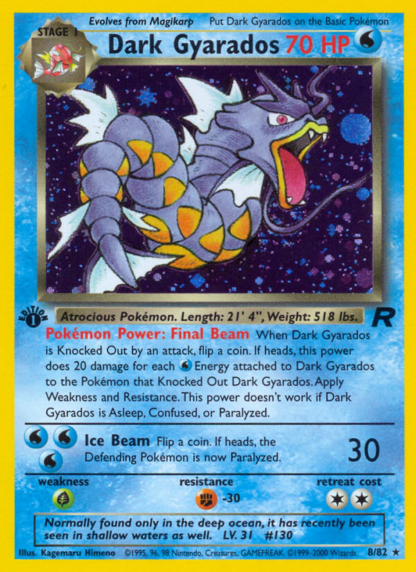 Dark Gyarados - 08/82 - Team Rocket