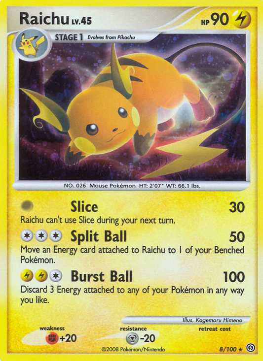 Raichu - 008/100 - Stormfront