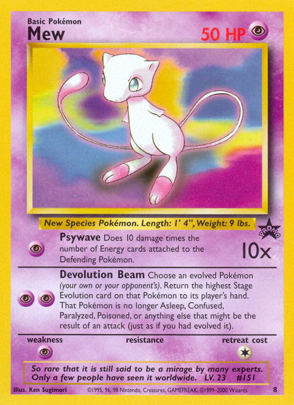 Mew - 08/53 - Wizards Black Star Promos