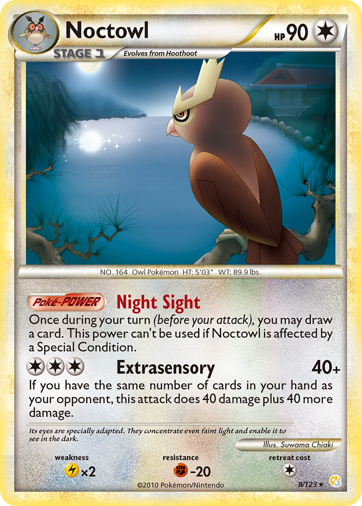 Noctowl - 008/123 - HeartGold & SoulSilver