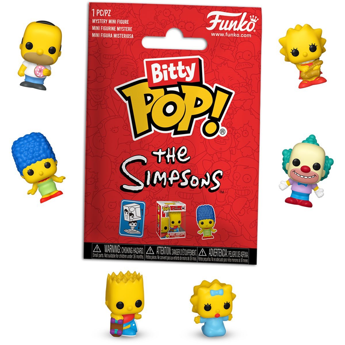 The Simpsons Funko Bitty Pop! Mini-Figure Singles