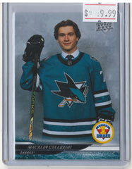 2024-25 Upper Deck Extended Macklin Celebrini 1st Round Draft