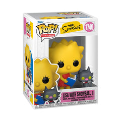 The Simpsons Lisa with Snowball II Funko Pop! Vinyl Figure and Pop! Buddy #1740