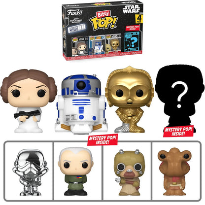 Star Wars Princess Leia Funko Bitty Pop! Mini Figure 4-Pack