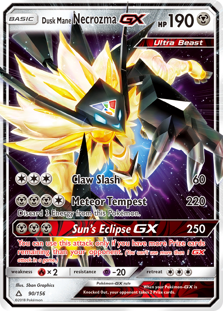 Dusk Mane Necrozma-GX - 090/156 - Ultra Prism