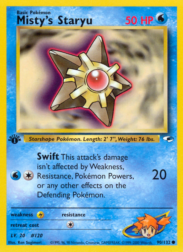 Misty's Staryu - 090/132 - Gym Heroes