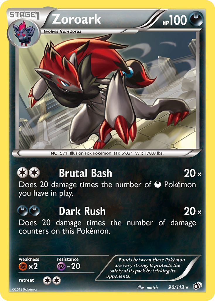 Zoroark - 090/113 - Legendary Treasures