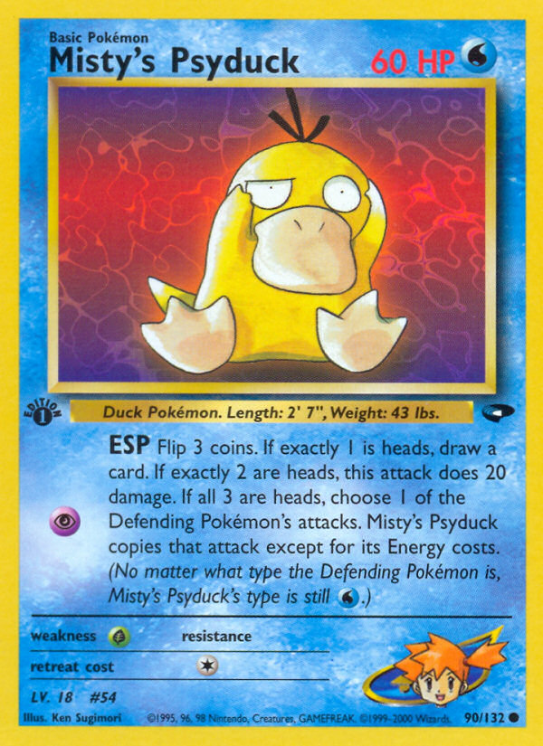 Misty's Psyduck - 090/132 - Gym Challenge