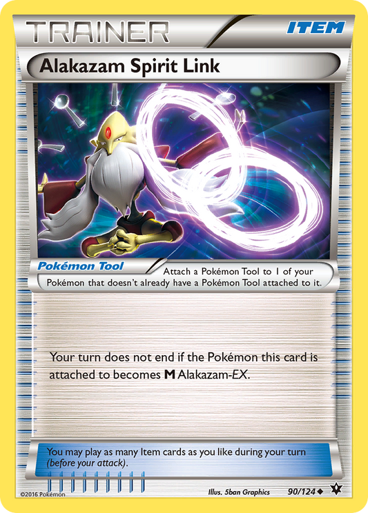 Alakazam Spirit Link - 090/124 - Fates Collide