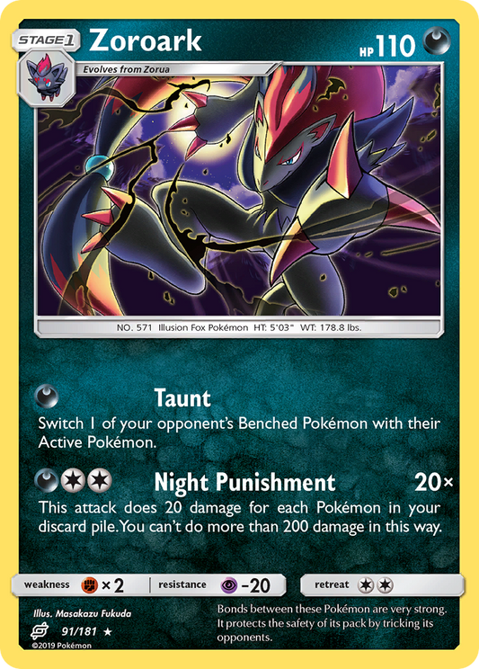 Zoroark - 091/181 - Team Up