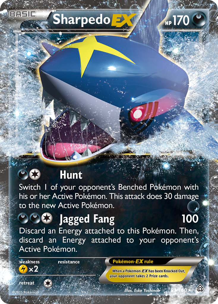 Sharpedo-EX - 091/160 - Primal Clash