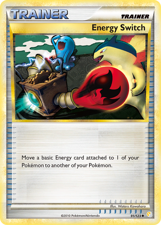 Energy Switch - 091/123 - HeartGold & SoulSilver