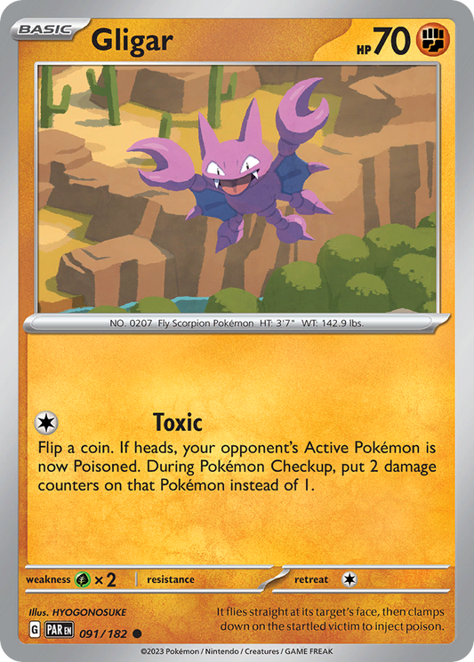 Gligar - 091/182 - Paradox Rift