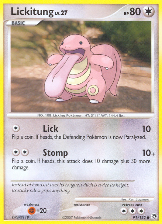 Lickitung - 091/132 - Secret Wonders