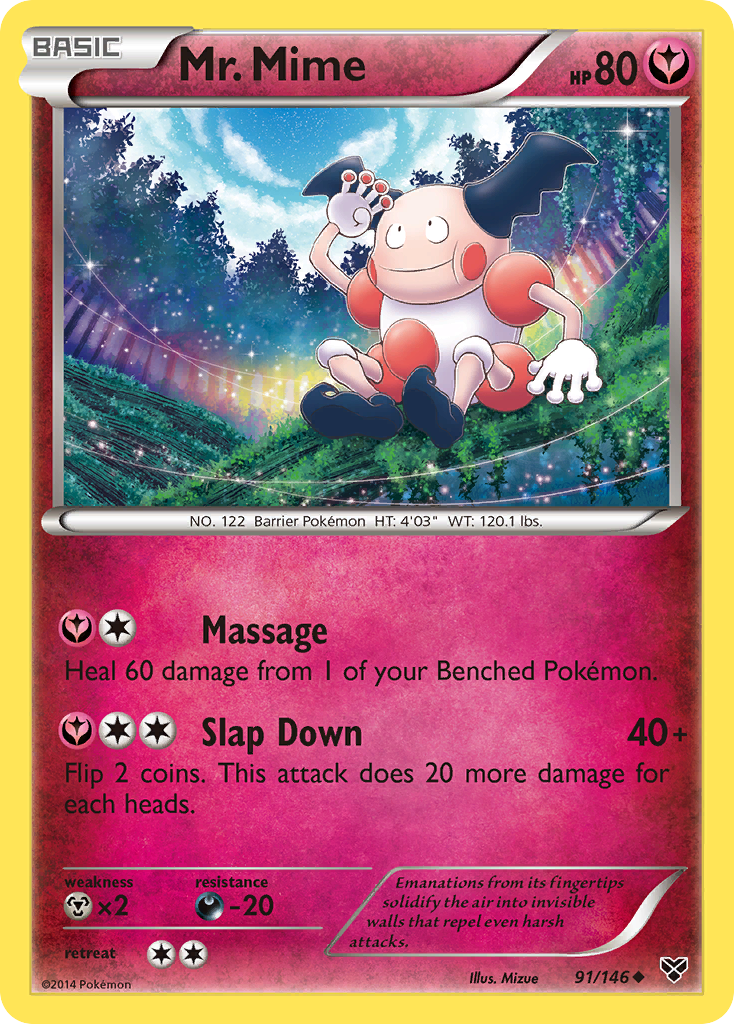 Mr. Mime - 091/146 - XY