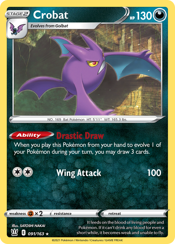 Crobat - 091/163 - Battle Styles