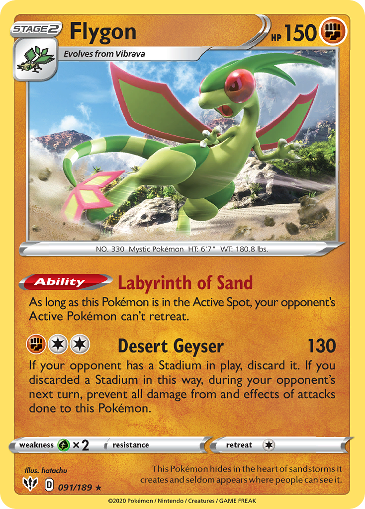 Flygon - 091/189 - Darkness Ablaze