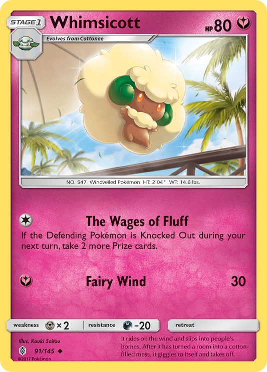 Whimsicott - 091/145 - Guardians Rising