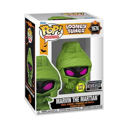 Looney Tunes Halloween Marvin the Martian Glow-in-the-Dark Funko Pop! Vinyl Figure #1674 - Entertainment Earth Exclusive