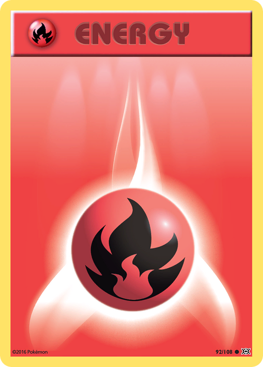 Fire Energy - 092/108 - Evolutions