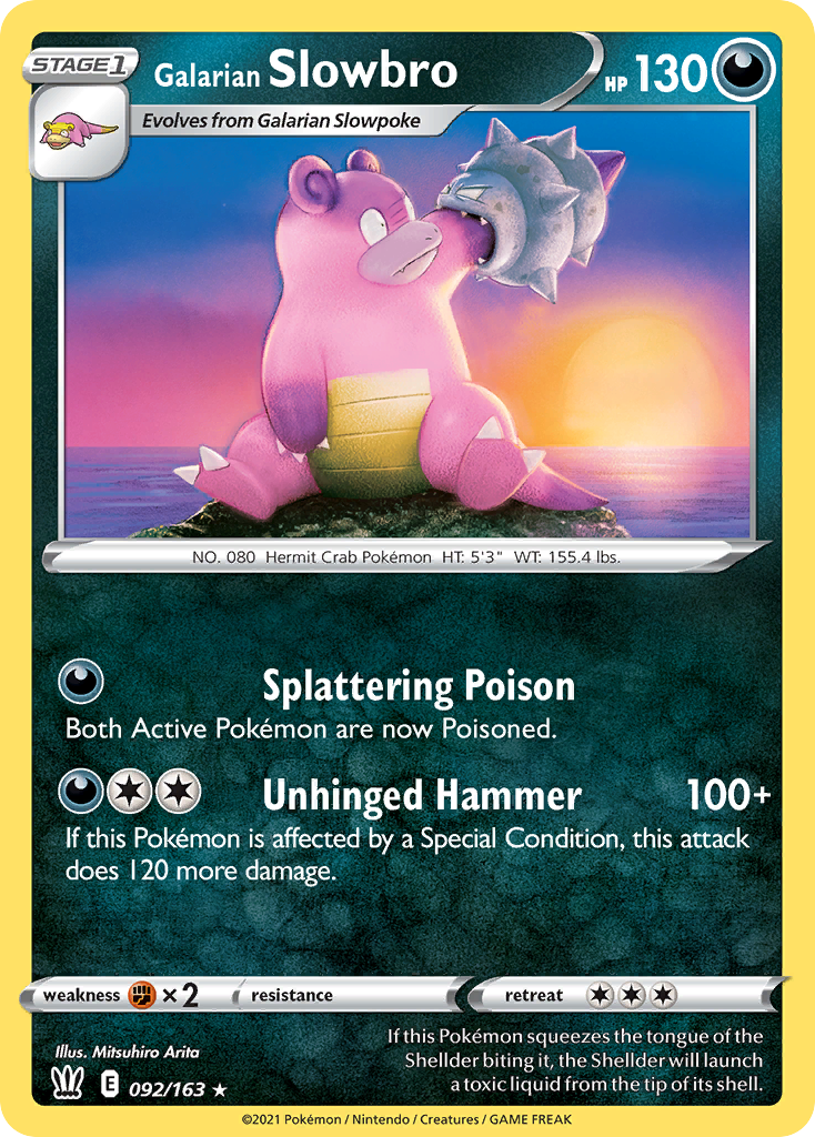 Galarian Slowbro - 092/163 - Battle Styles