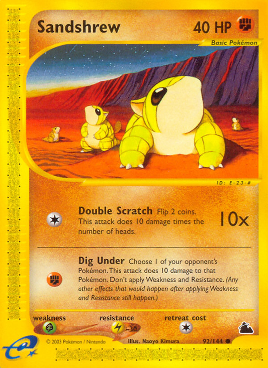 Sandshrew - 092/144 - Skyridge