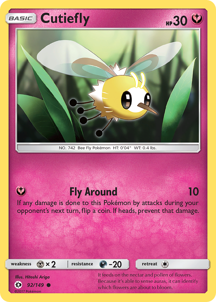 Cutiefly - 092/149 - Sun & Moon