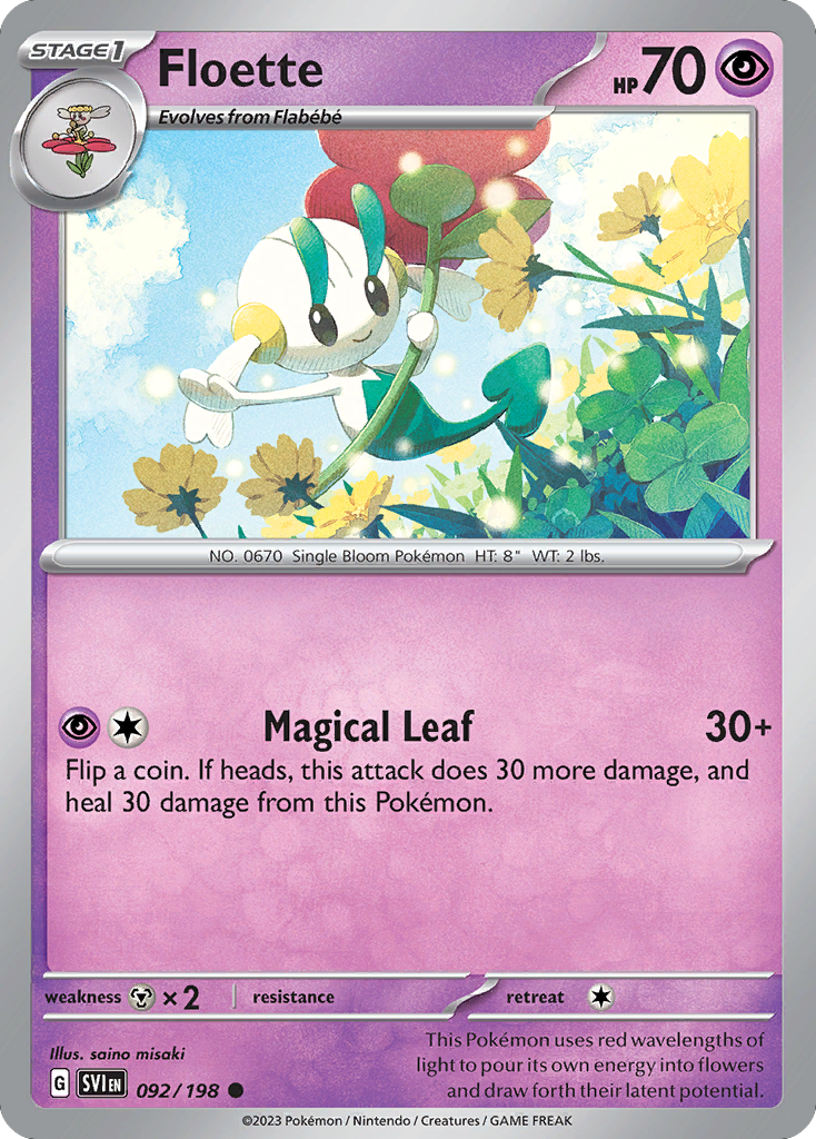 Floette - 092/198 - Scarlet & Violet