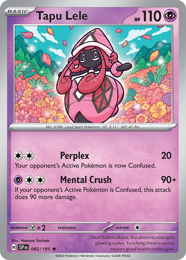 Tapu Lele - 092/191 - Surging Sparks