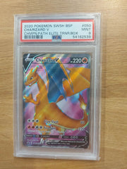 2020 Pokemon SWSH BSP Charizard V Chmpn Elite Trainer Box PSA 9