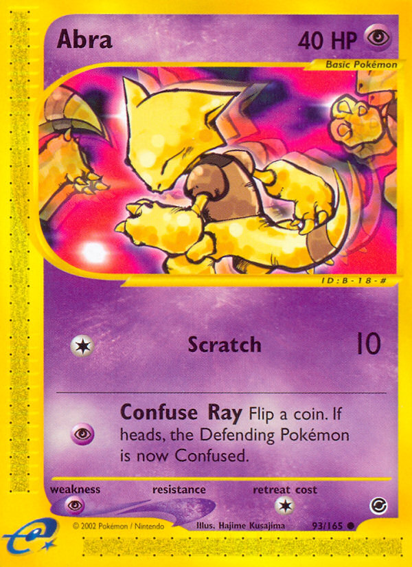 Abra - 093/165 - Expedition Base Set