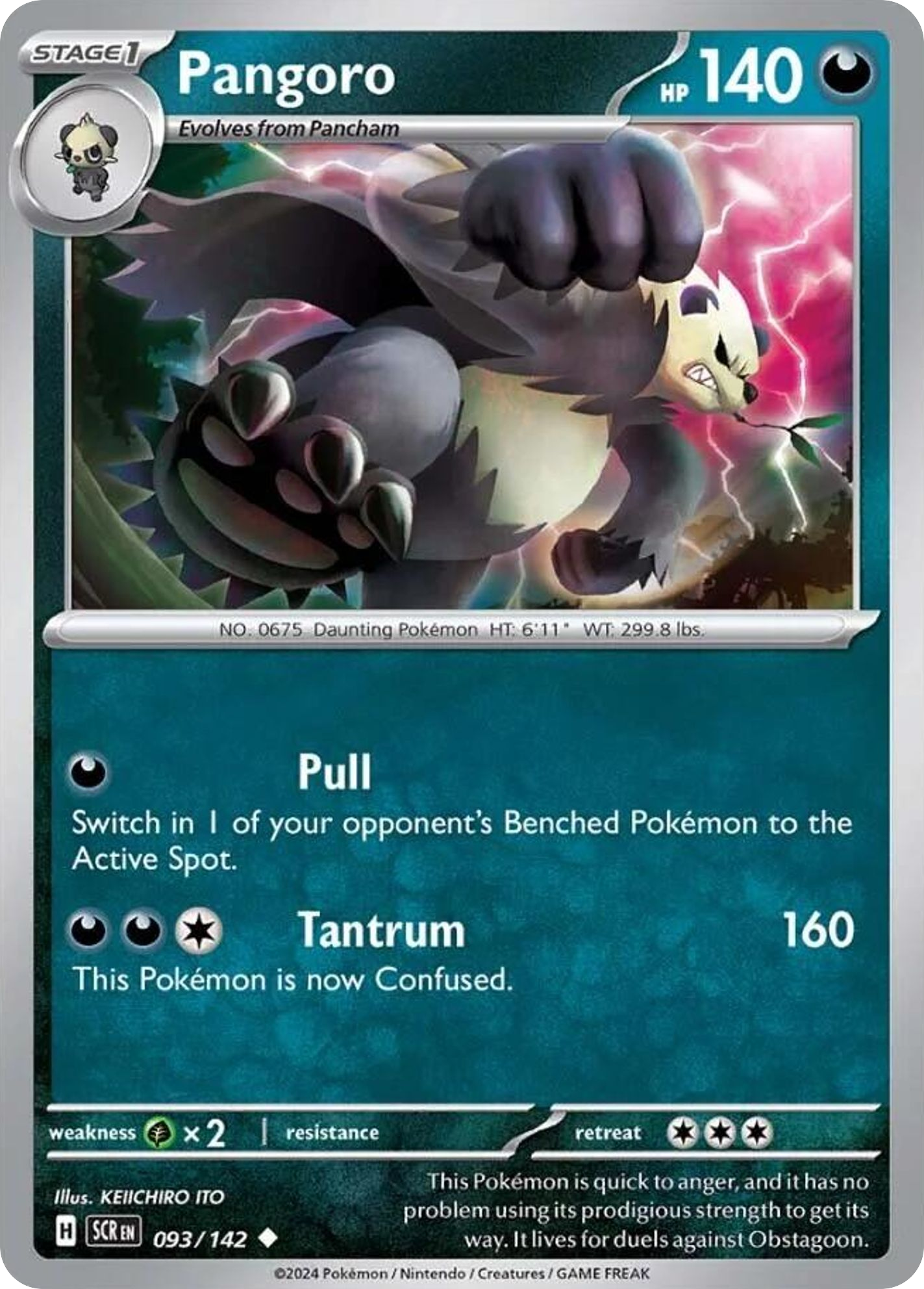 Pangoro - 093/142 - Stellar Crown