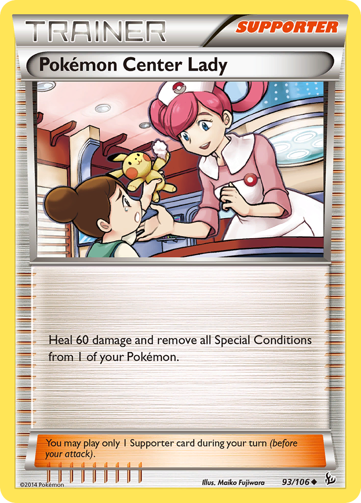 Pokémon Center Lady - 093/106 - Flashfire