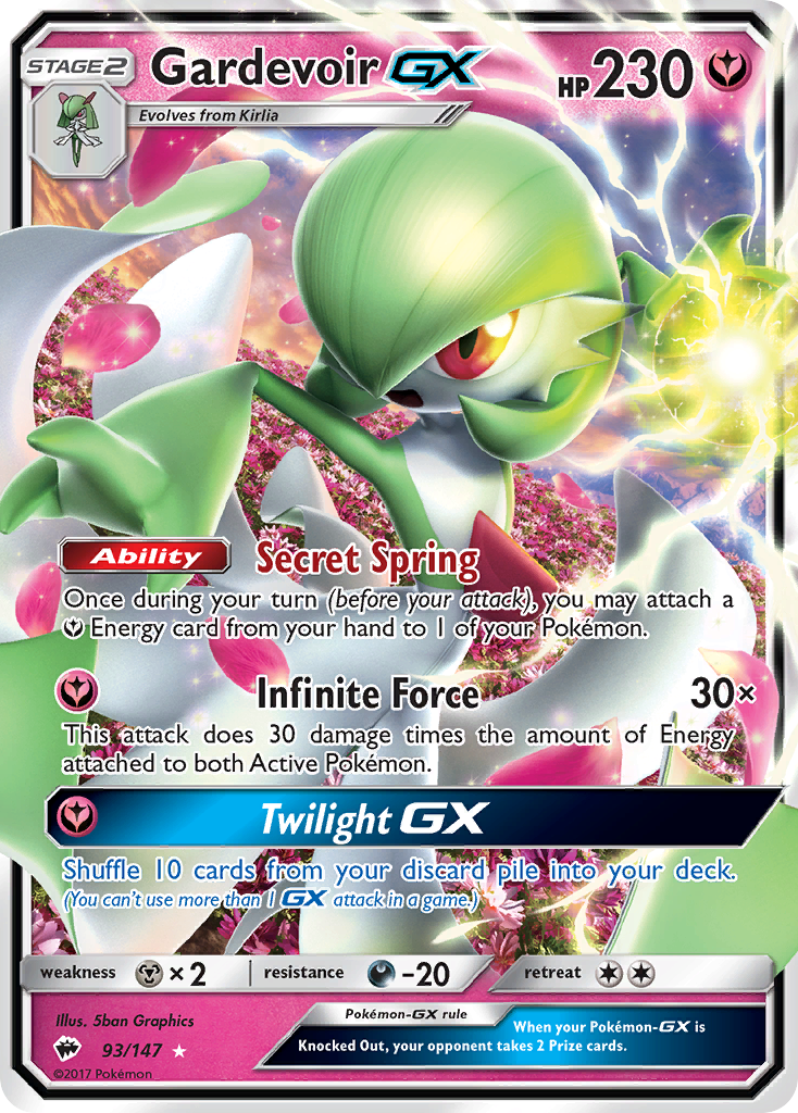 Gardevoir-GX - 093/147 - Burning Shadows