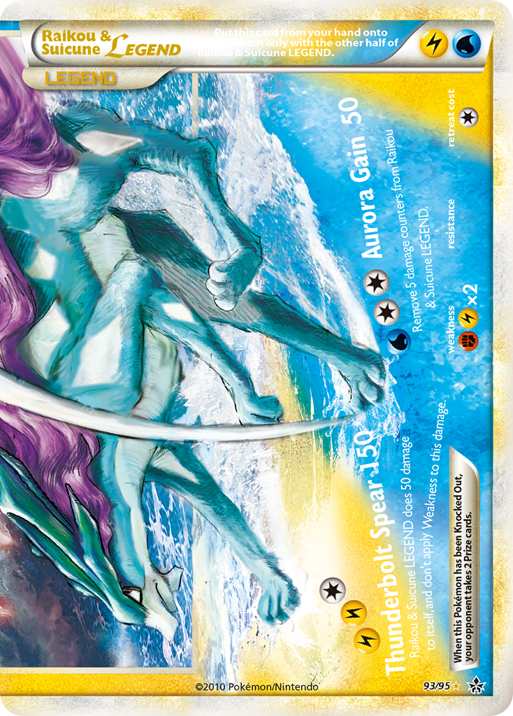 Raikou & Suicune LEGEND - 93/95 - HS—Unleashed