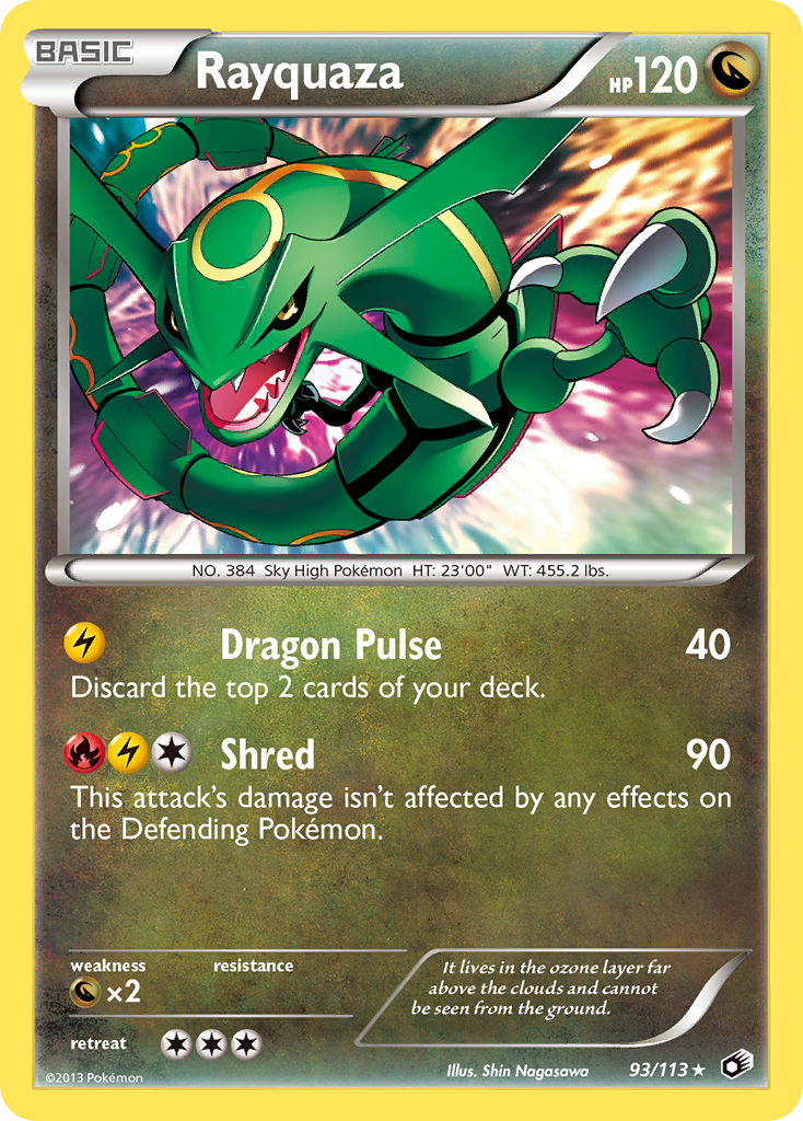 Rayquaza - 093/113 - Legendary Treasures