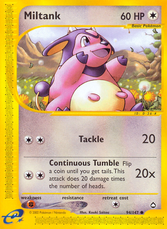 Miltank - 094/147 - Aquapolis