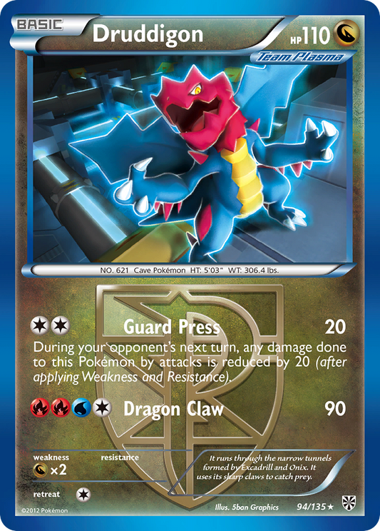 Druddigon - 094/135 - Plasma Storm